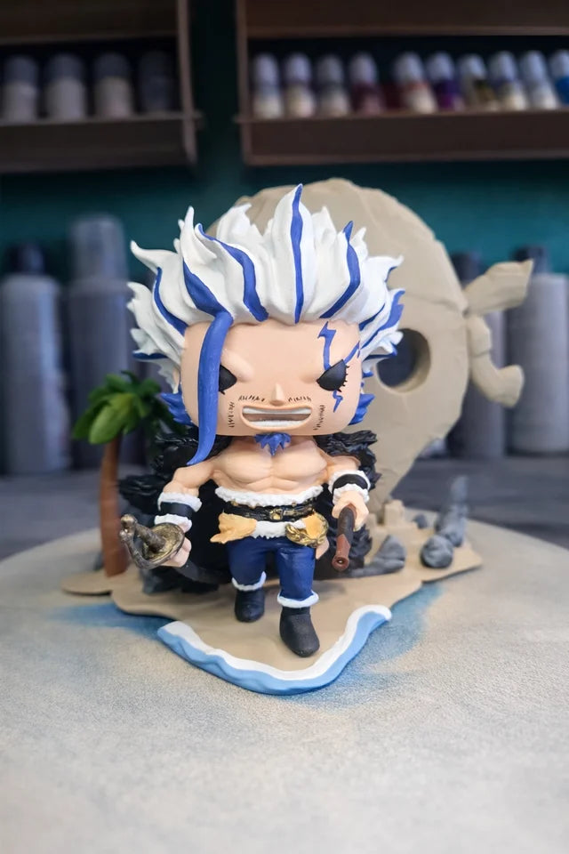 Custom Rocks D. Xebec Hacinosu Bay One Piece Funko Pop Figure – Handmade Anime Collectible