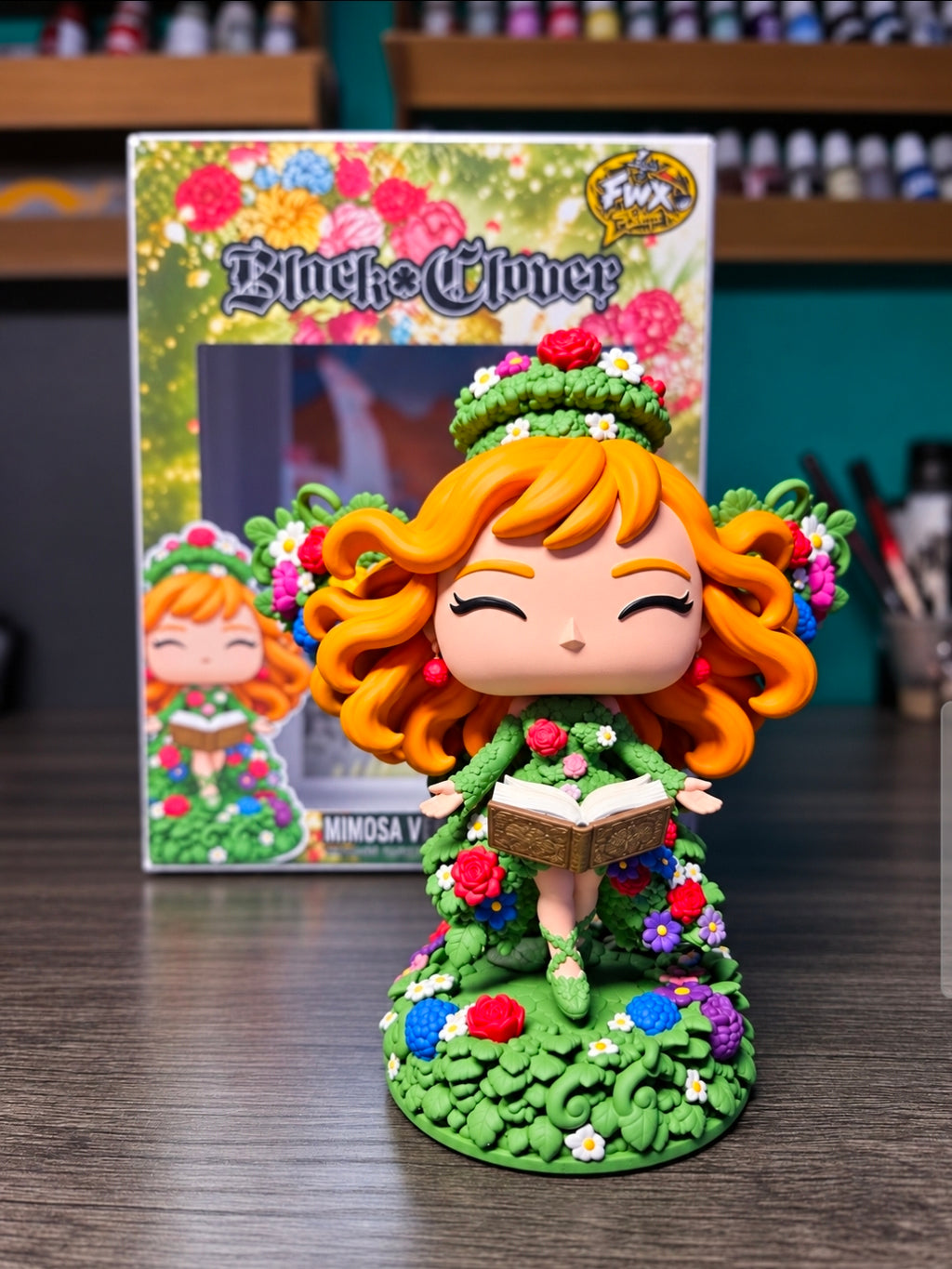 Mimosa Vermillion Black clover custom anime figure collectible manga