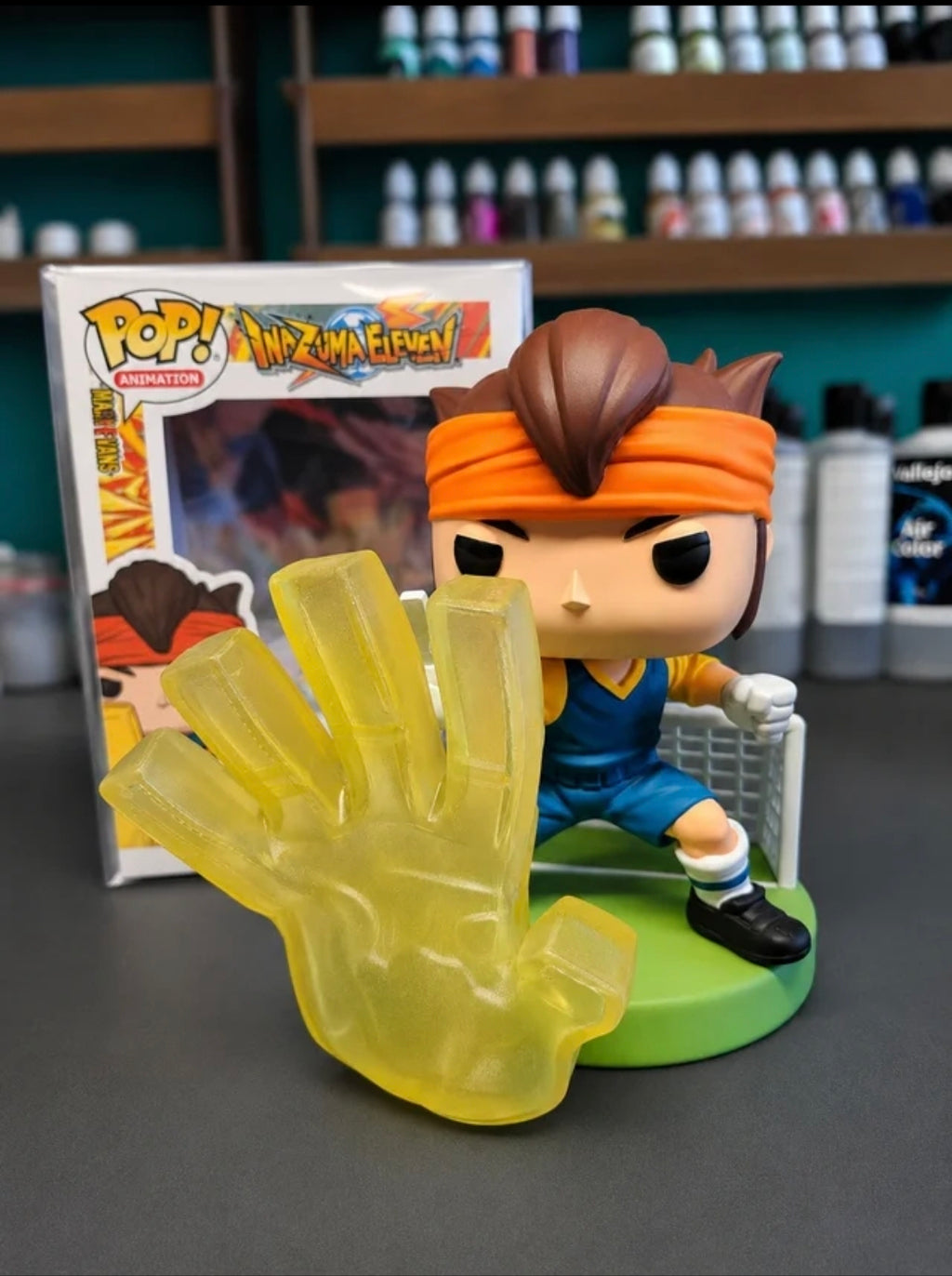 Custom Mark Evans Inazuma Eleven Funko Pop Figure – Handmade Anime Collectible
