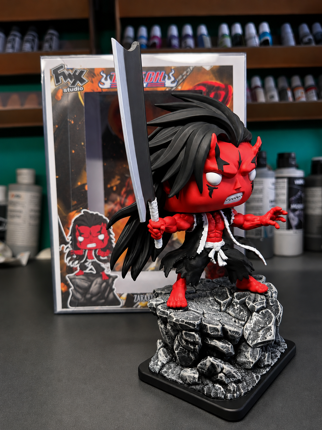 Zaraki Kenpachi Bankai Bleach Anime custom figure collectible