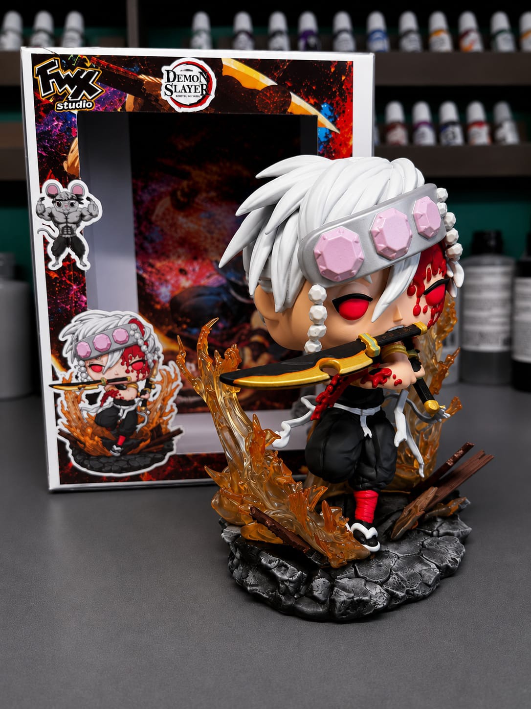Uzui Tengen Demon slayer Custom Anime Figure collectible