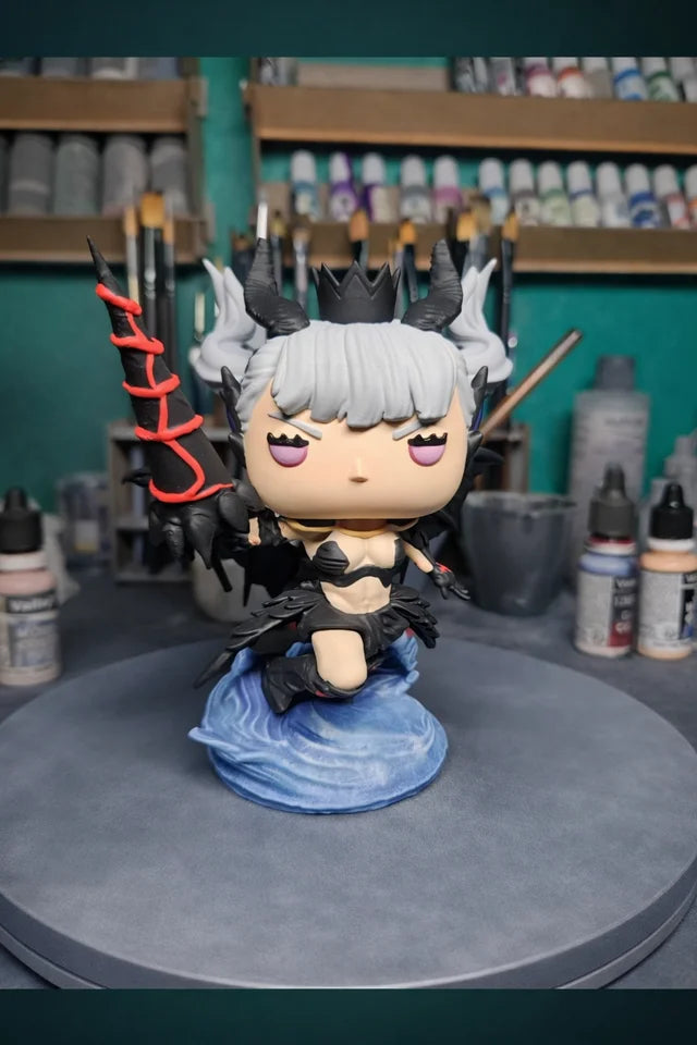 Custom Noelle Silva Black Clover Funko Pop Figure – Handmade Anime Collectible