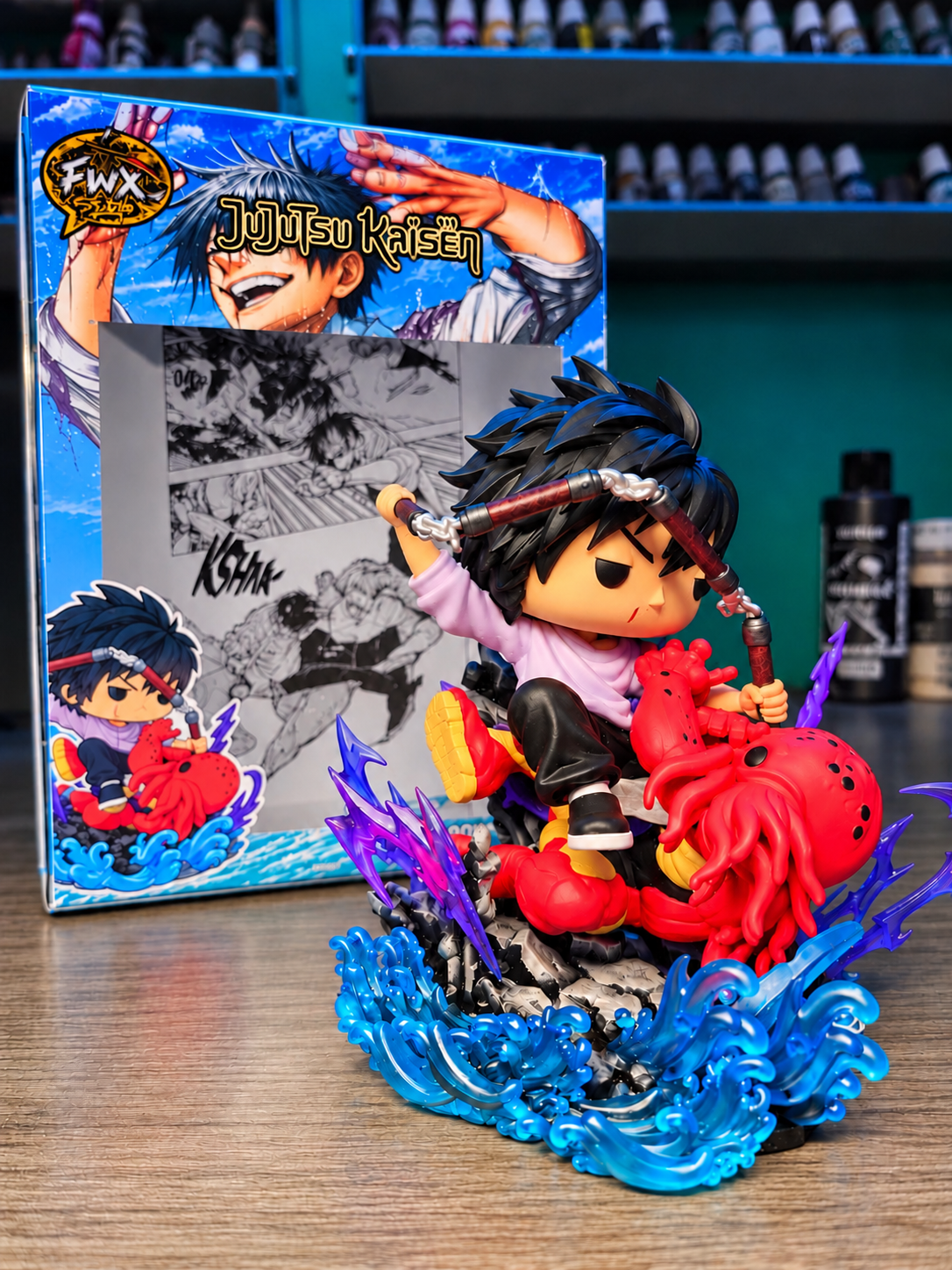 Toji Fushiguro vs Dagon Custom anime figure collectible