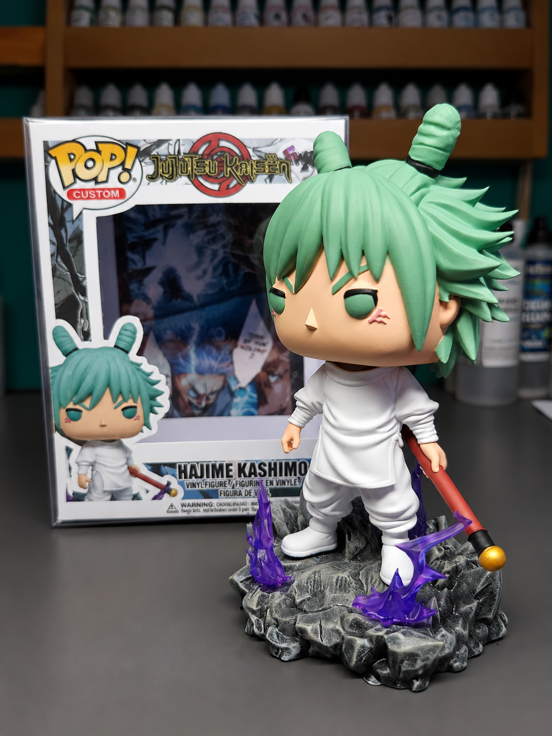 Custom funko pop Hajime Kashimo Jujutsu Kaisen Funko Pop Figure – Handmade Anime Collectible