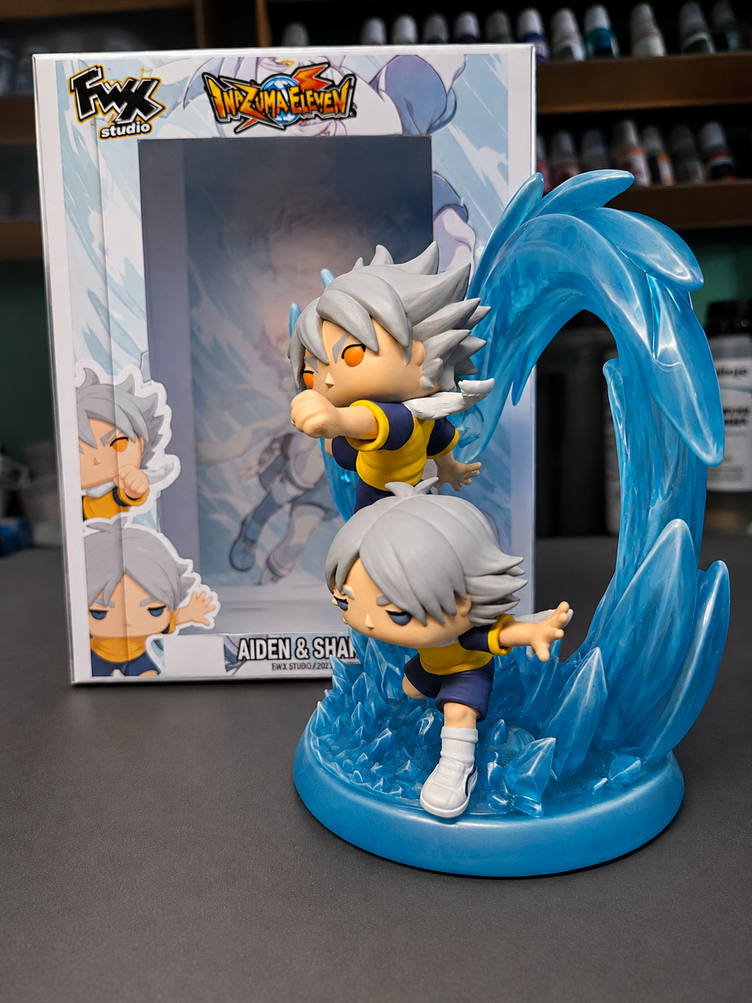 Aiden & Shawn froste Inazuma Eleven custom resin anime game figure
