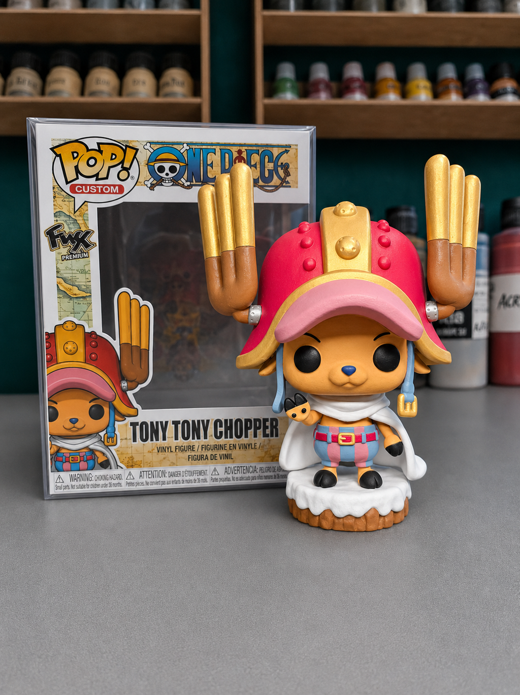 Tony Tony Chopper Elbaf Custom Figure – One piece Anime Collectible custom pop