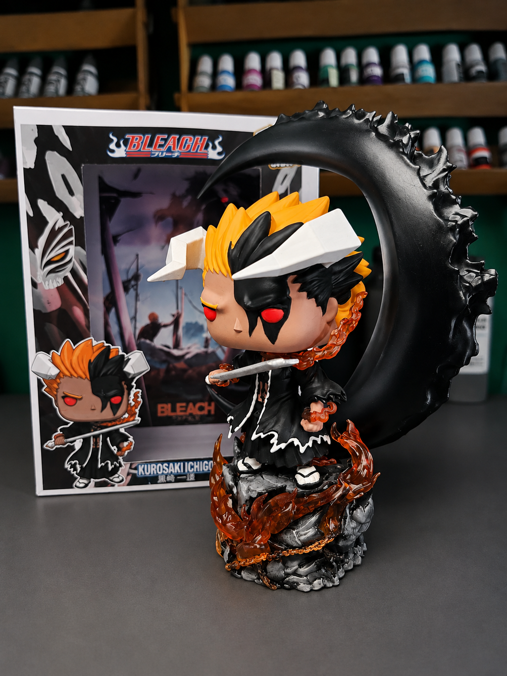 Ichigo Bankai Blood chains Bleach Tywb custom anime figure collectible