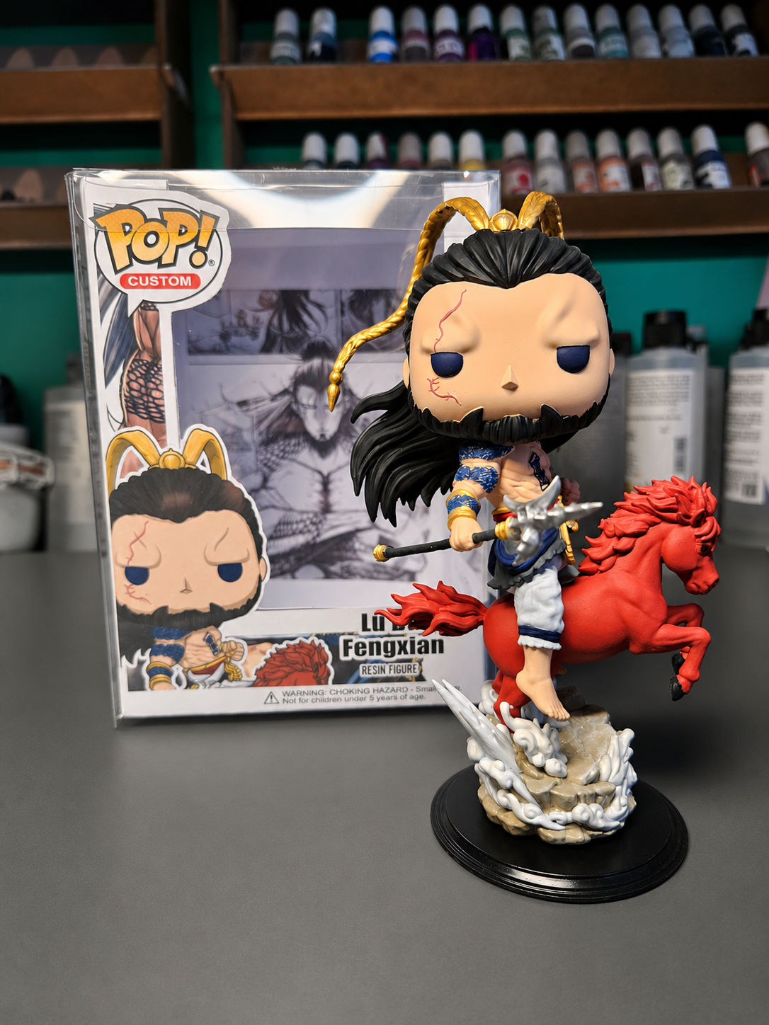 Lu Bu Fengxian Custom funko pop Record of Ragnarok