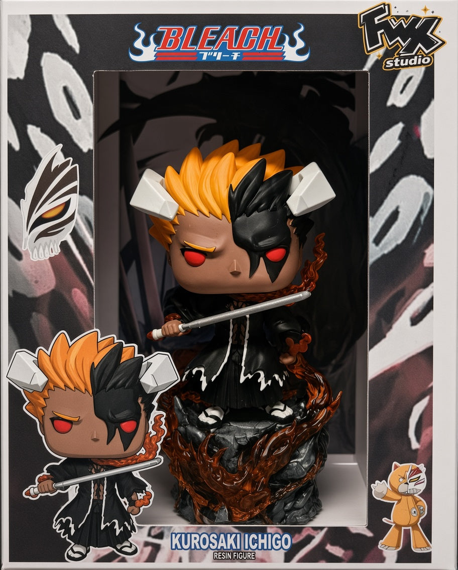 Ichigo Bankai Blood chains Bleach Tywb custom anime figure collectible