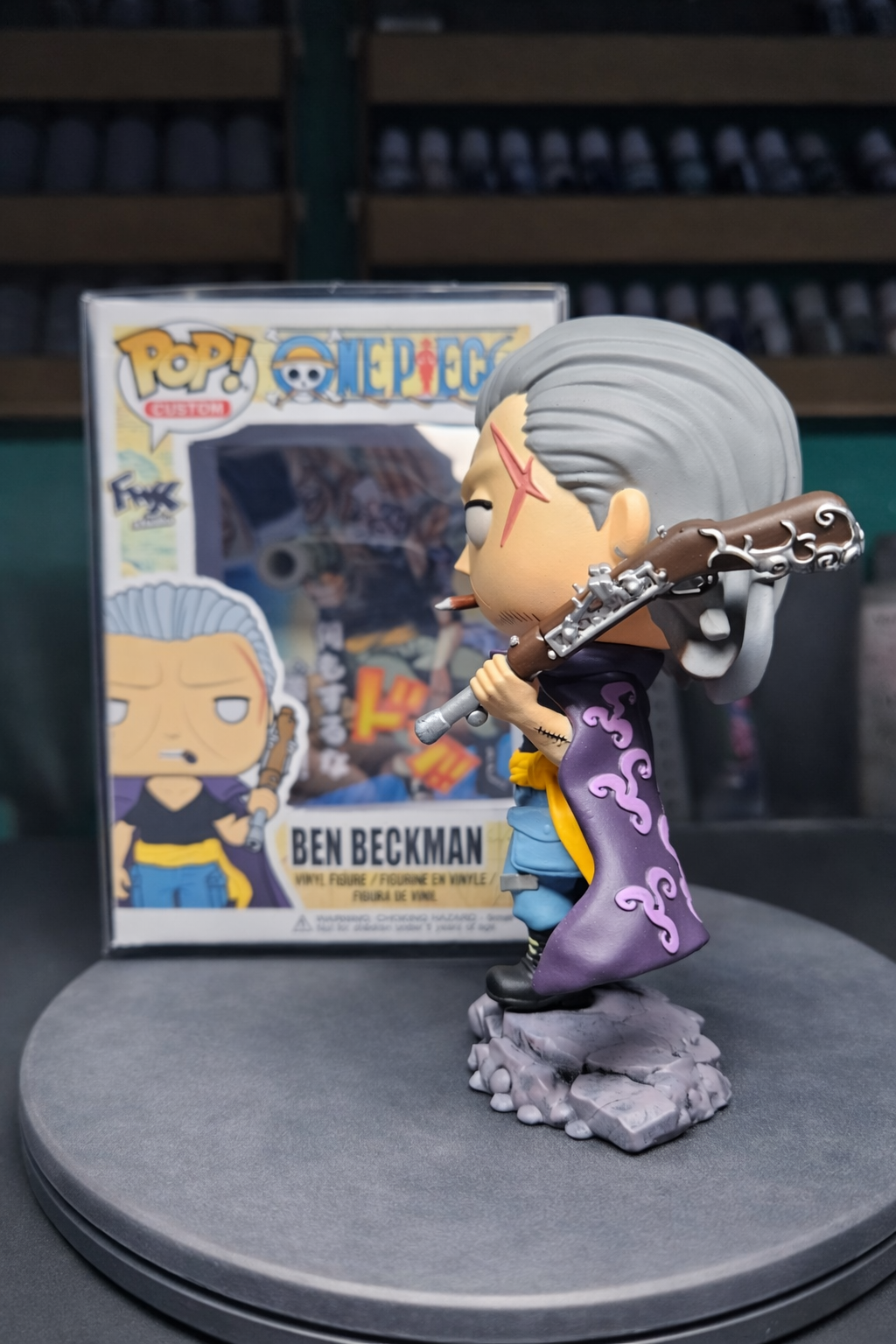 Ben Beckman Custom Figure - One piece Anime Collectible
