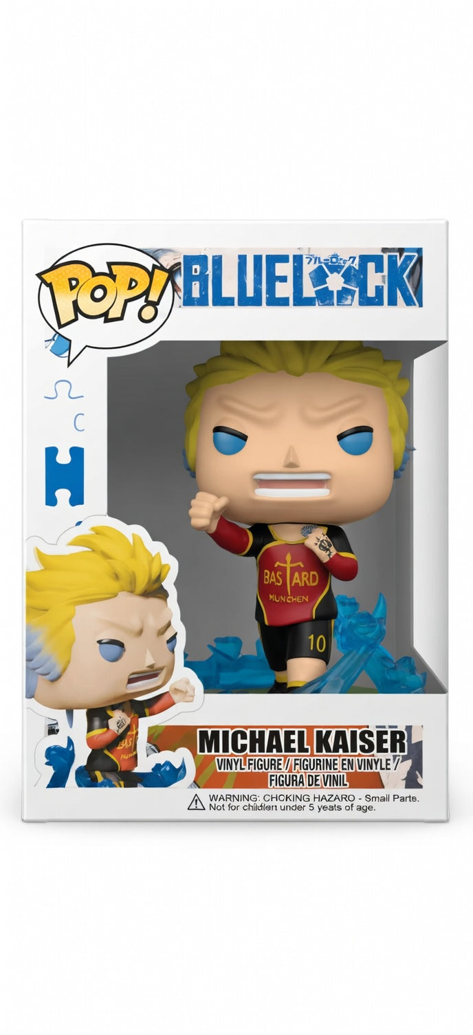 Custom Michael Kaiser Blue Lock Funko Pop Figure – Handmade Anime Collectible