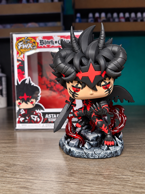 Asta Black Custom Figure - Black Clover Collectible custom pop