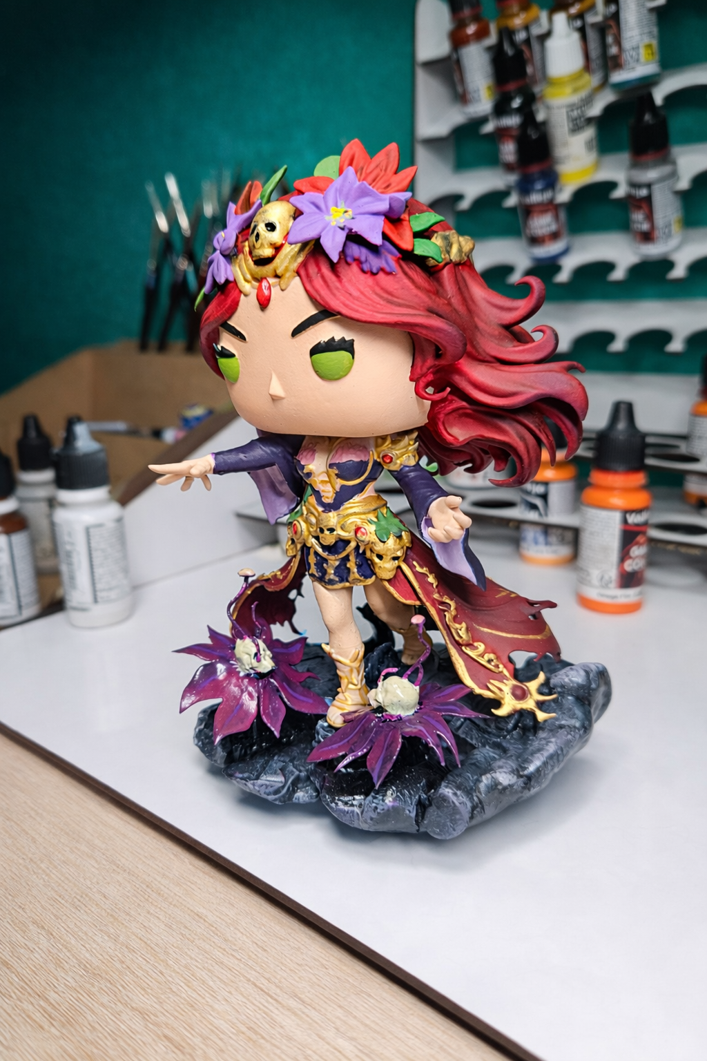 Custom Persephone Smite 2 Funko Pop Figure – Handmade Anime Collectible