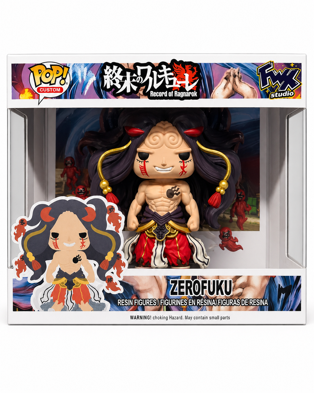 Zerofuku Custom Figure - Record of Ragnarok Anime Collectible custom pop