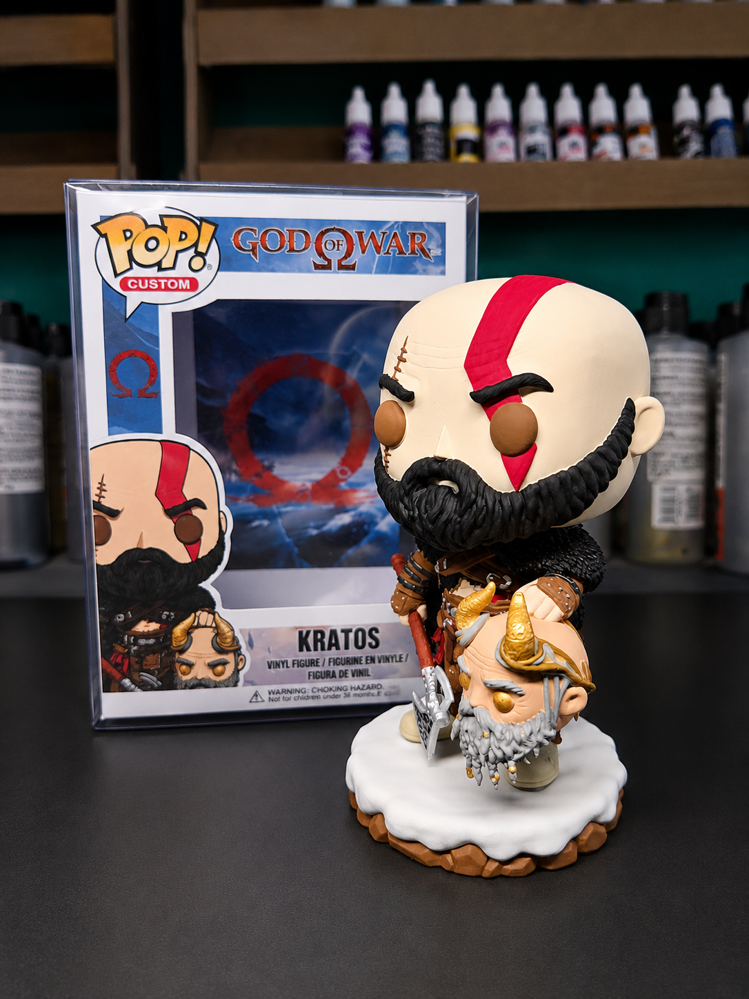 Kratos God Of War Custom Pop games collectible