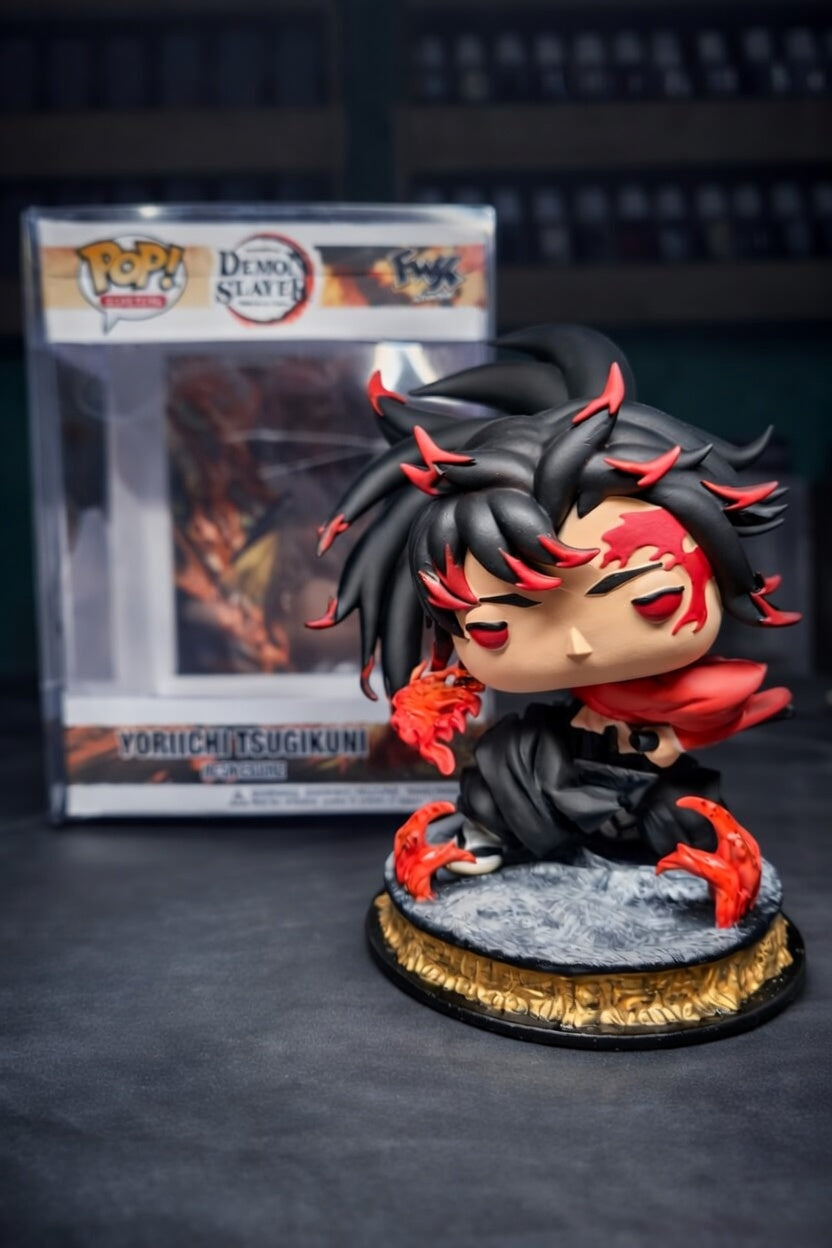 Yoriichi Tsugikuni Custom Figure - Demon slayer Anime Collectible custom pop