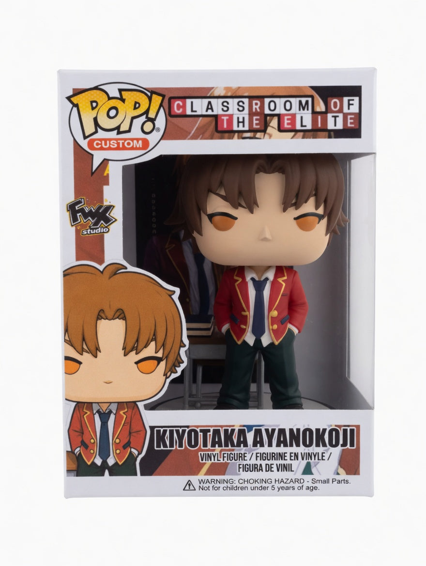 Kiyotaka Ayanokoji Custom Figure – Classroom of the Elite Anime Collectible custom pop