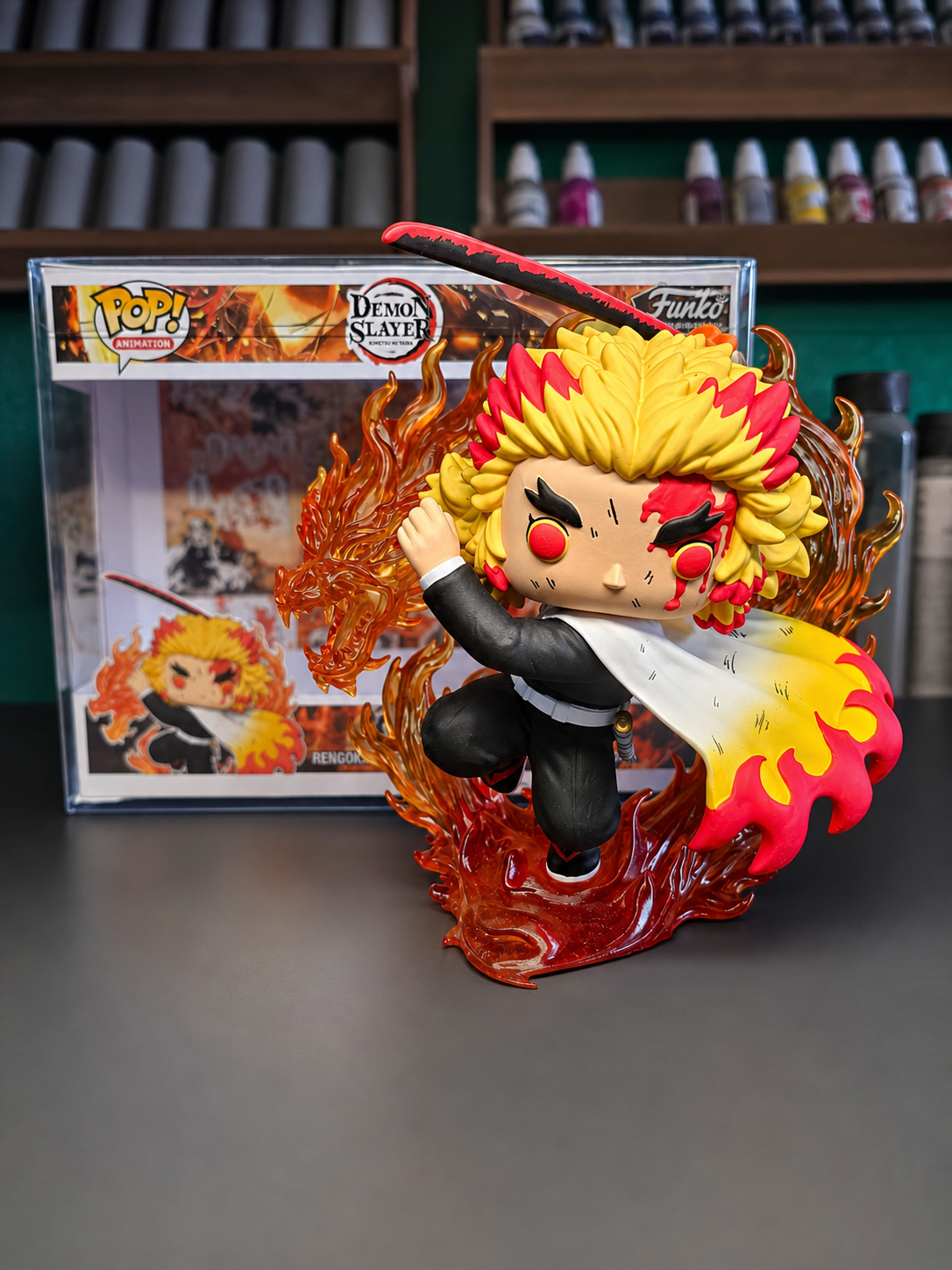 Kyojuro Rengoku Custom Figure – Demon slayer Anime Collectible