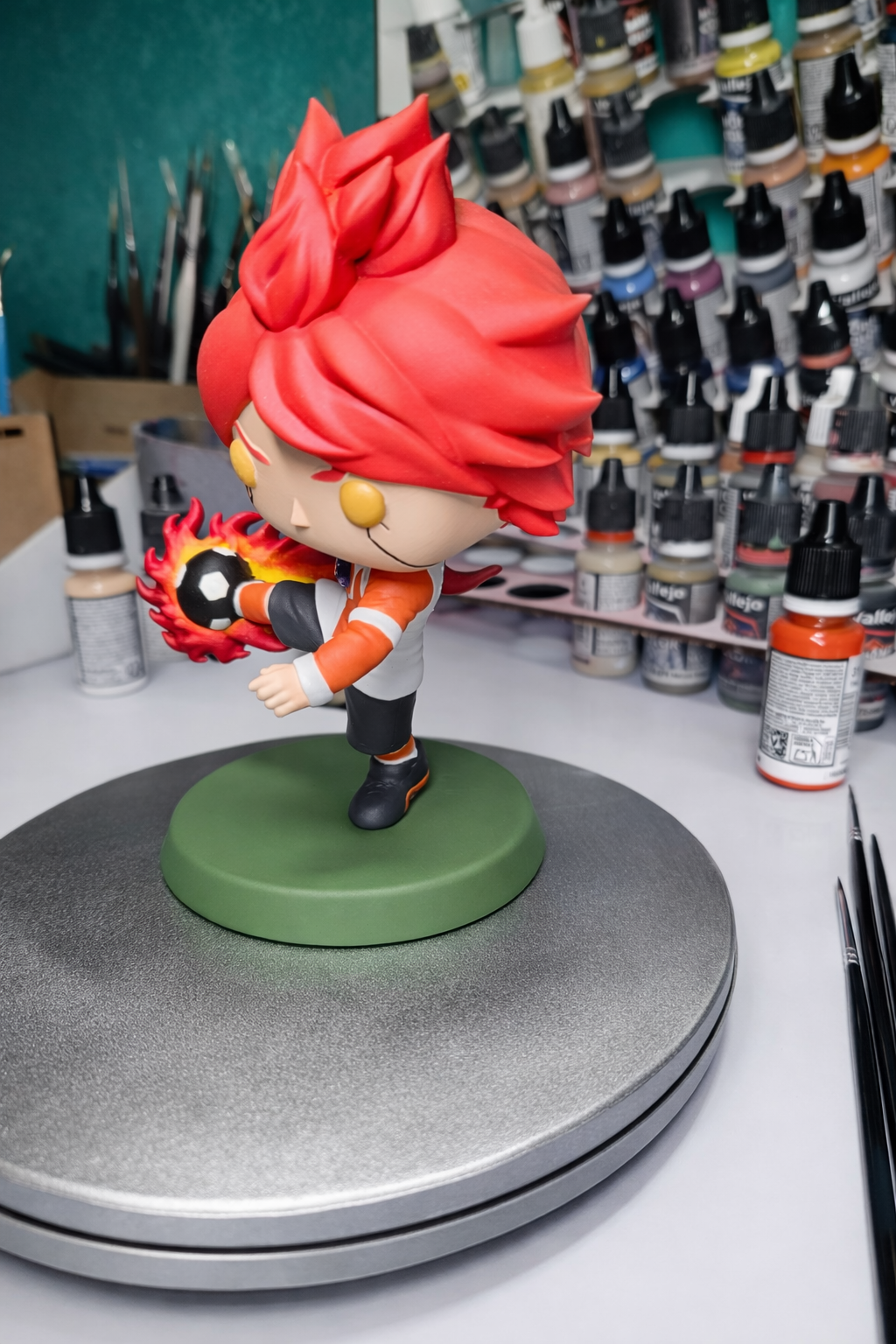 Claude Beacons inazuma eleven custom funko pop torch burn