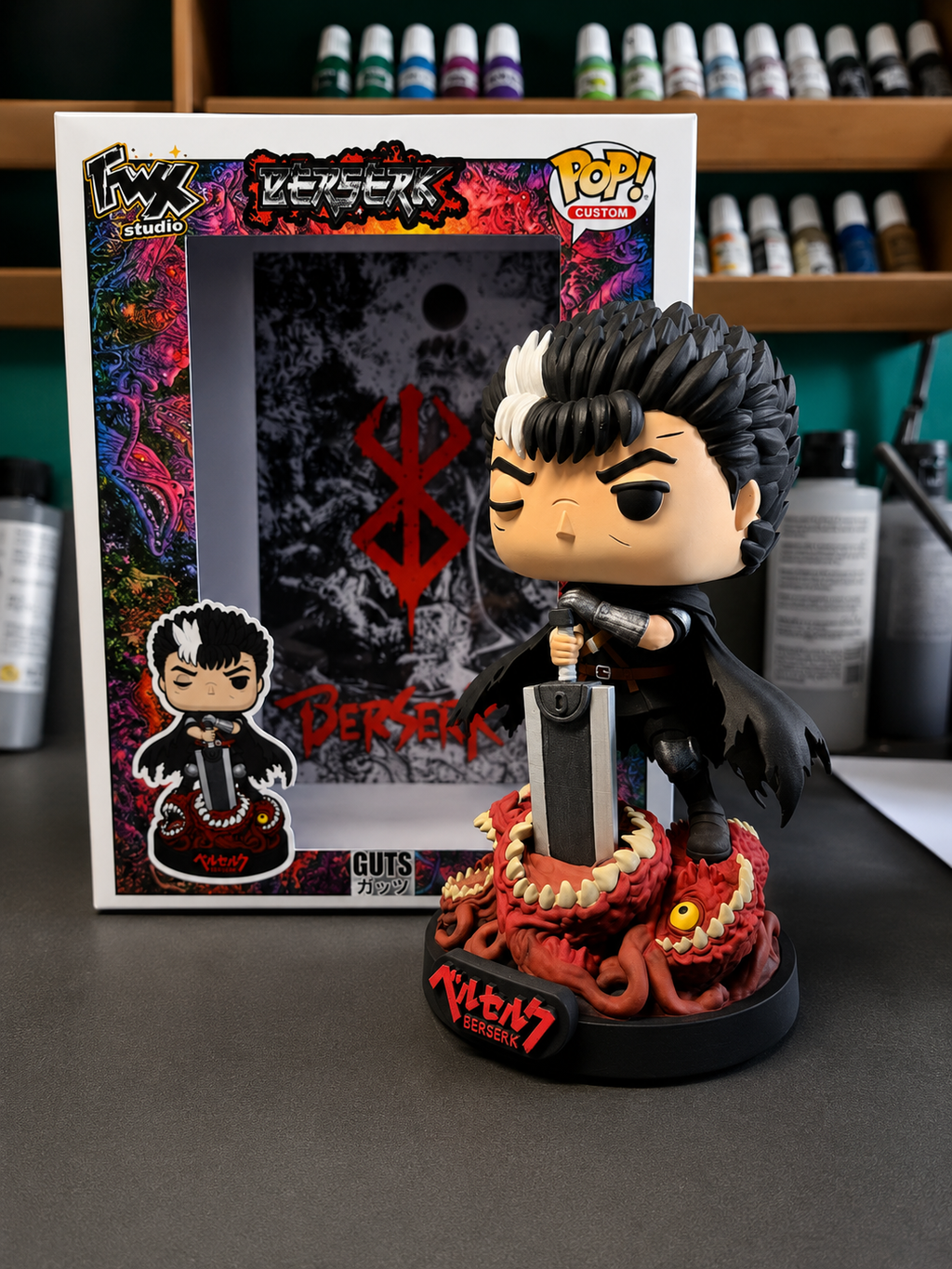 Guts Berserk Custom Pop Anime Collectible