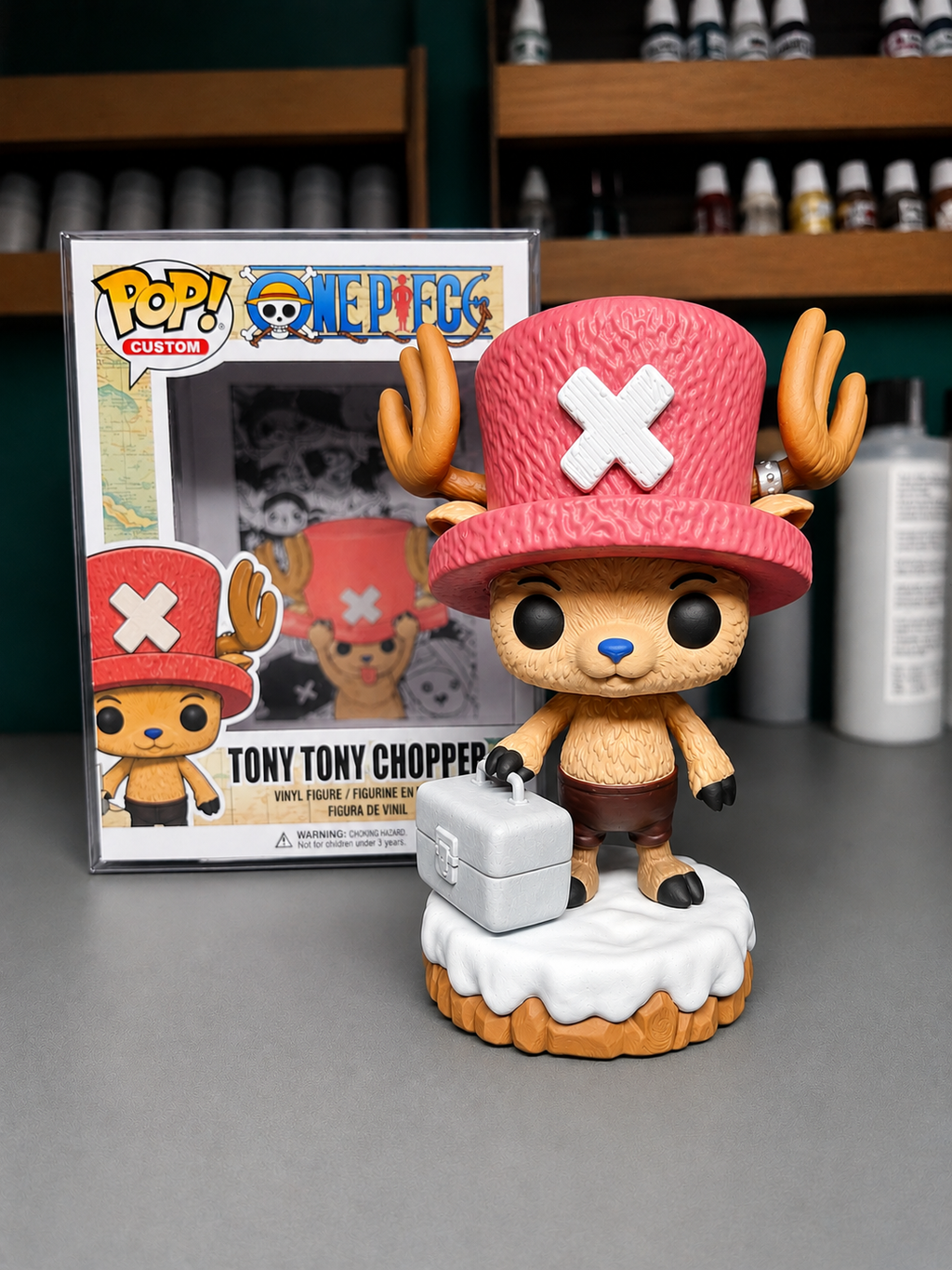Tony Tony Chopper Custom Figure – One piece Anime Collectible custom pop