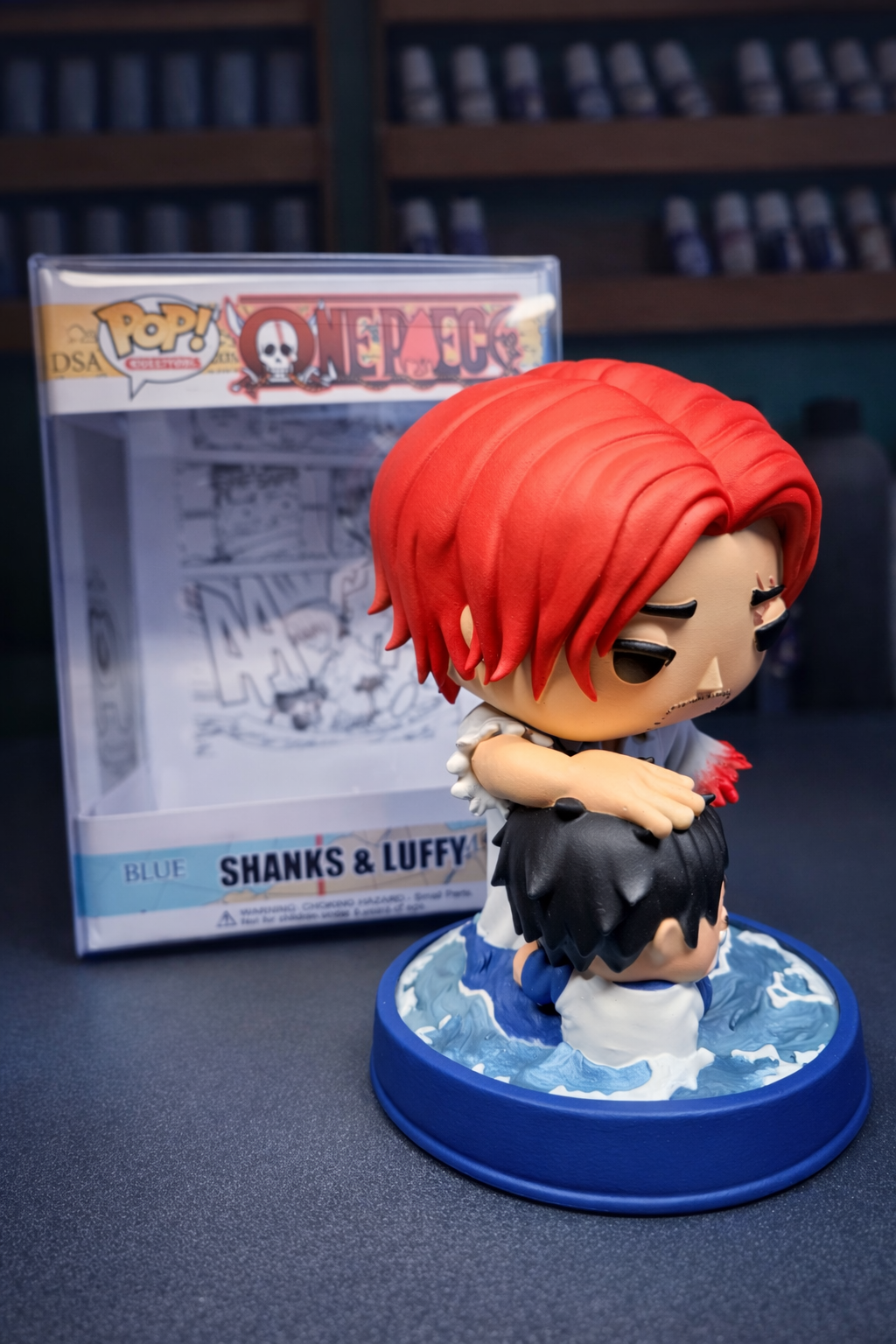 Shanks and Luffy Custom Figure – One Piece Anime Collectible custom pop
