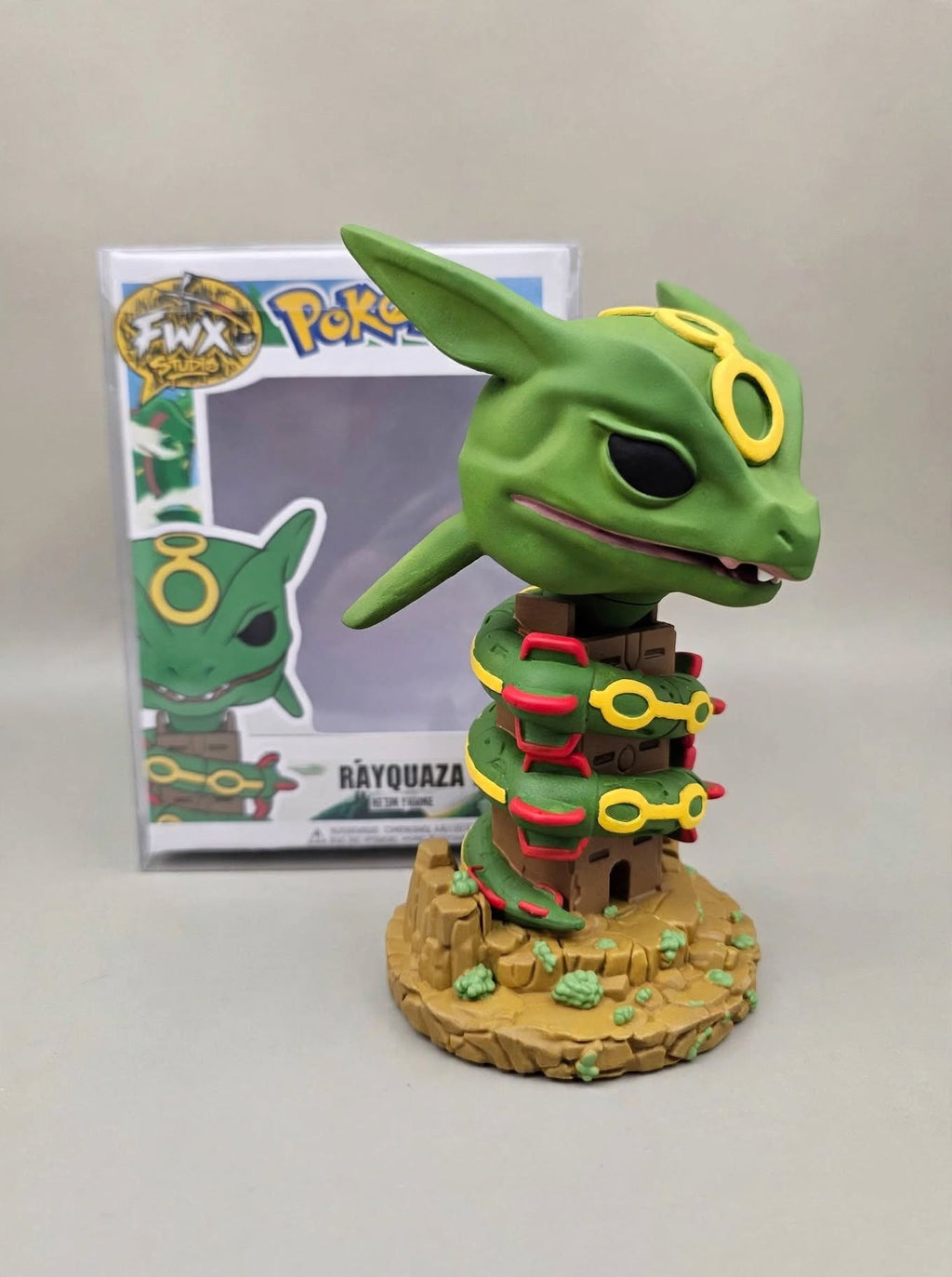 Rayquaza Pokemon custom anime figure collectible
