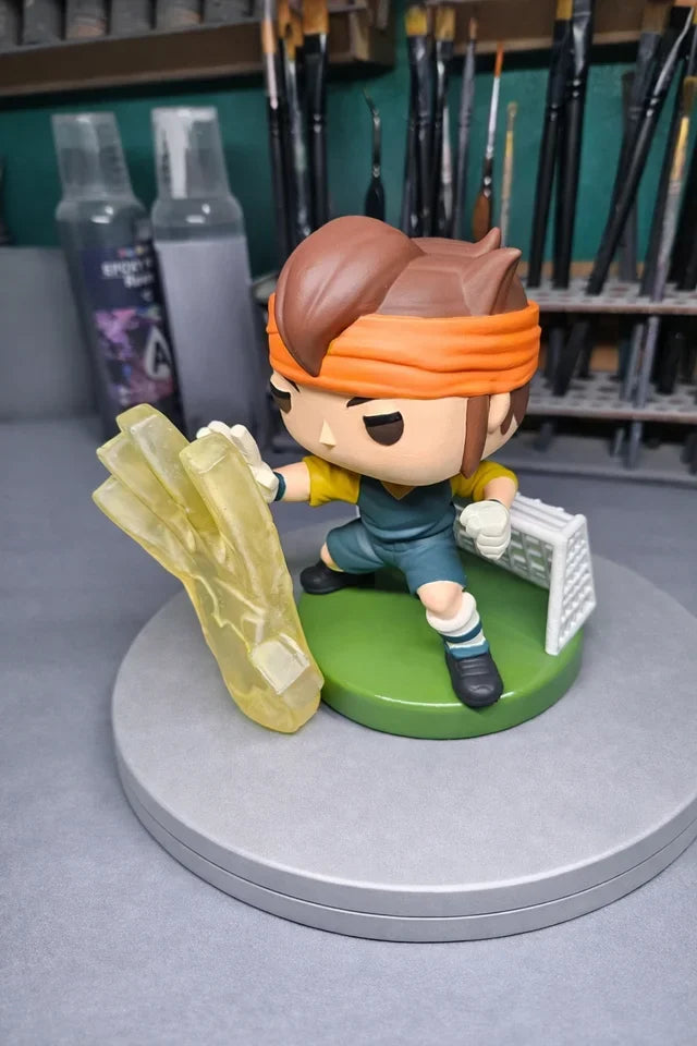 Custom Mark Evans Inazuma Eleven Funko Pop Figure – Handmade Anime Collectible